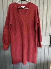 Nine West Knit Sweater Dress Size L