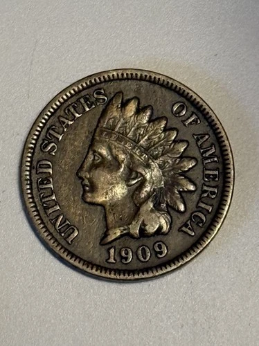 1909 S INDIAN HEAD CENT VF++ DETAIL