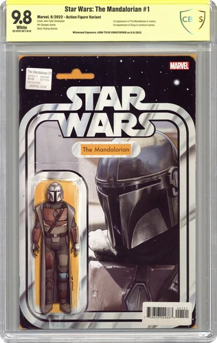 Star Wars The Mandalorian 1B Christopher Variant CBCS 9.8 SS Christopher 2022