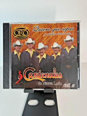Cardenales De Nuevo León Vol 2 Quiero Que Sepas CD Linea De Oro Ranchera