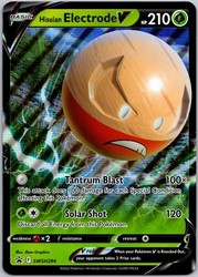 Hisuian Electrode V SWSH294 Black Star Promo Jumbo Card