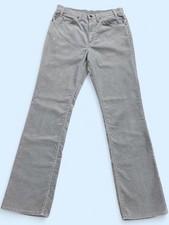 Vintage Levi  s Men  s 517 Corduroy Pants Gray USA Made Straight Leg W32 L34