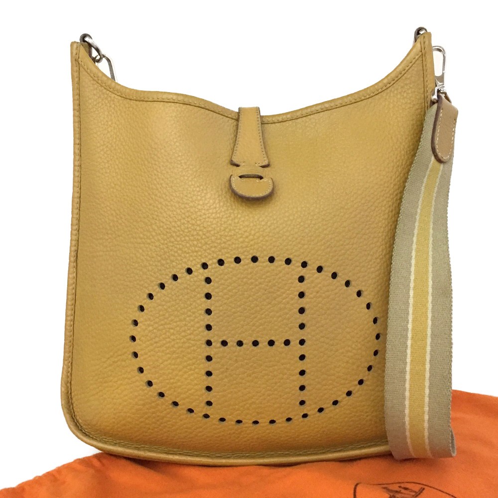 Borsa a tracolla EGA HERMES Evelyn 2 PM Negonda in pelle tabacco caramello*/2BH2545