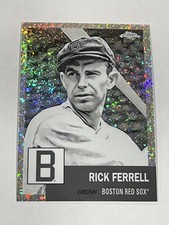 2022 Topps Platinum Baseball Black & White Mini Diamond - Rick Ferrell - Red Sox