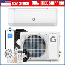 24,000 BTU Ductless Air Conditioner, Heat Pump Mini Split 230V 2 Ton w/kit, WiFi