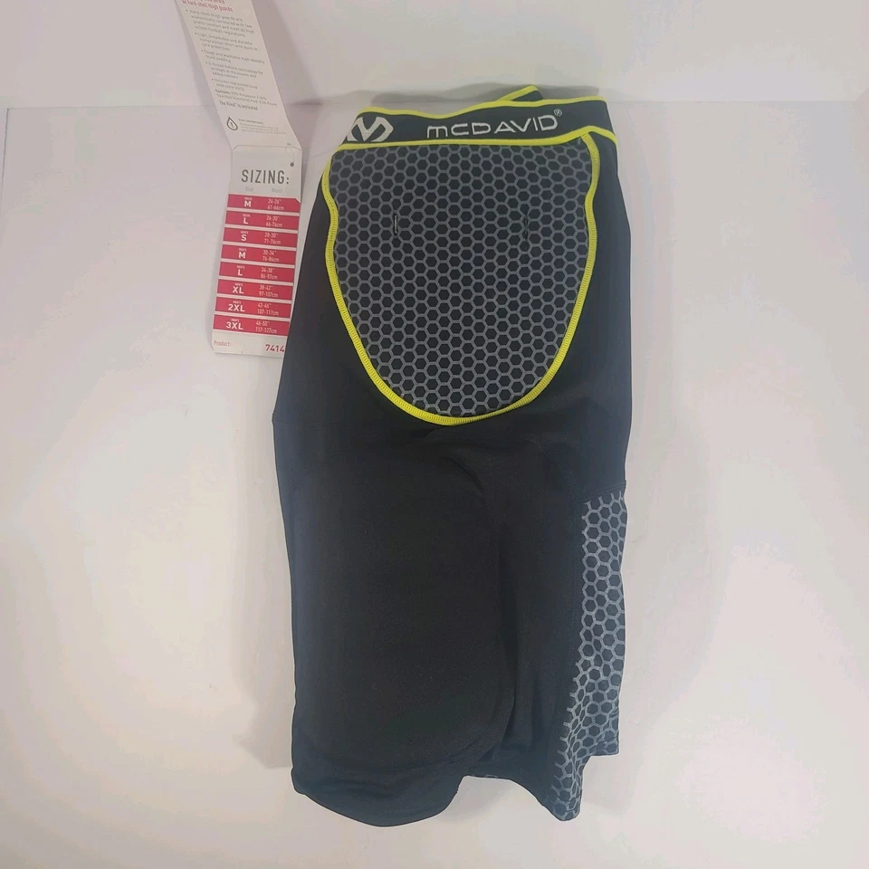 New McDavid MD7414 Rival INTG Girdle Hard-Shell Thigh Guard Black Adult Large - Image 2 of 4