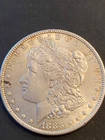 1883 P morgan silver dollar AU