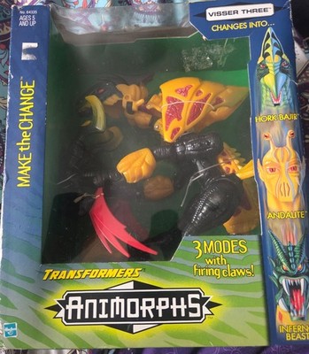 RARE Hasbro Animorphs Ultra Visser Three Action Figure 1999 3 Modes Firing Claws