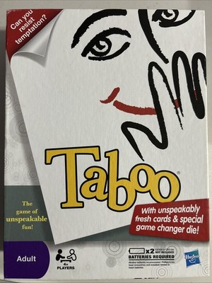 Taboo - (For Adults)  The Game Of Unspeakable Fun Can You Resist Temptation
