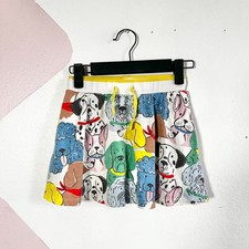 Mini Boden Dog Print Skort Girls Size 7-8 Cute Animal Lover