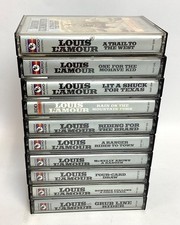 Lot of 10 Assorted LOUIS L'AMOUR Audio Book Cassette's