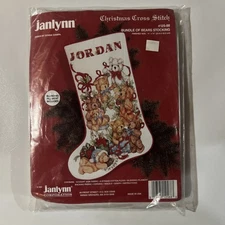 Janlynn Counted Cross Stitch Kit 125-88 Bundle Of Bears Stocking Donna Giampa