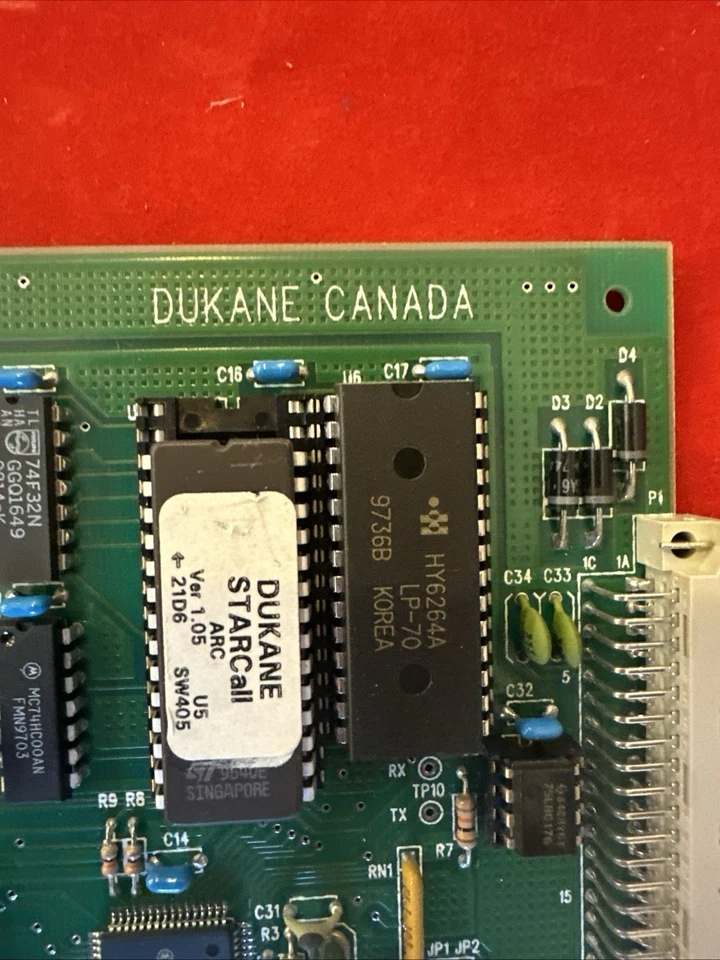 Dukane Canada Audio Routing Card 110-3524A Rev B - Image 3 of 4