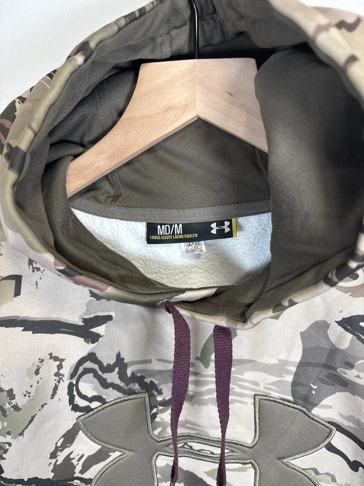 Under Armour Men's Camo ColdGear Hoodie - Image 2 of 3