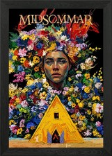 Midsommar Filmposter Gem&auml;lde Kunst gerahmt Wandbild Poster Druck Bild