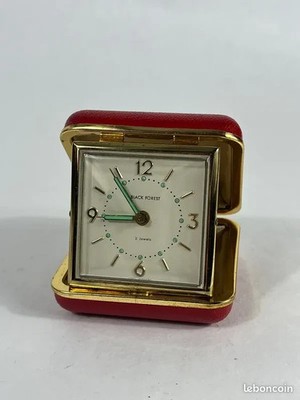 Vintage Schwarzwald Hand Reisewecker da8
