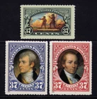 2004 US SC 3854 3855 3856 Lewis & Clark Expedition Bicentennial Single Set of 3