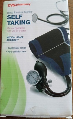 CVS/pharmacy Blood Pressure Monitor Self Taking, Manual Operation Puts You In...