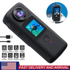 4K 60fps Action Camera Dual Screen WiFi 30m Waterproof Super Stabilization New