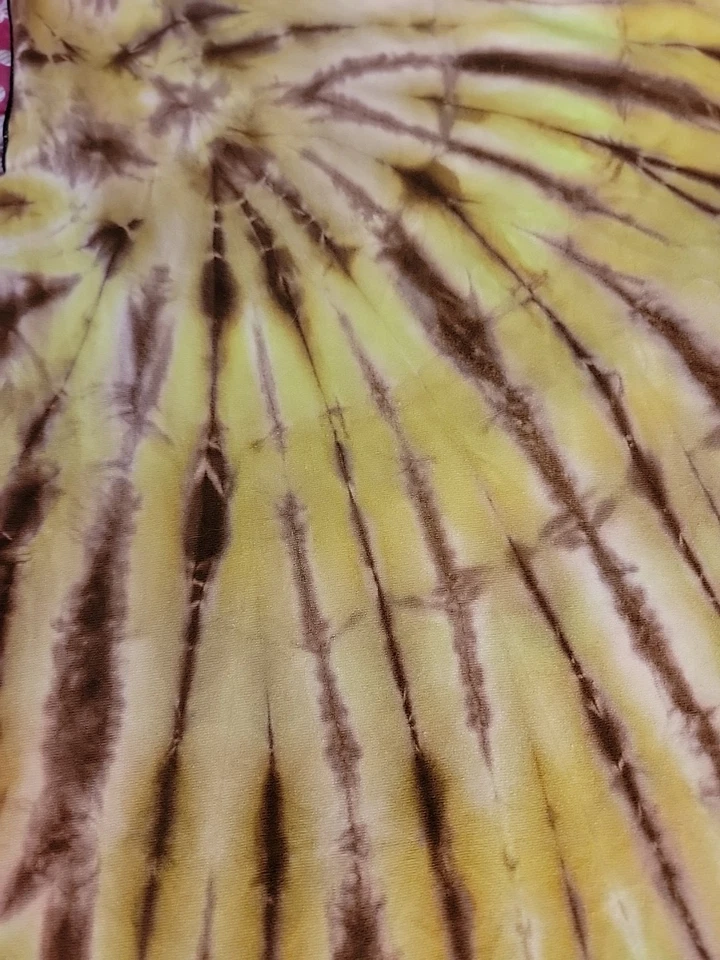 Sacred Threads Tie Dye Scarf New 15" X 68 L New Hippie Boho Festival - Image 3 of 4