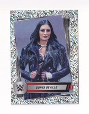 2025 Topps Chrome WWE Speckle Refractor #66 Sonya Deville SN217/ 249