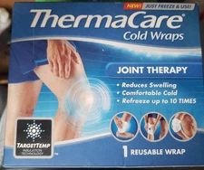 ThermaCare Cold Wraps Joint Therapy Swelling Targeted 1ct New Refreeze Reuse