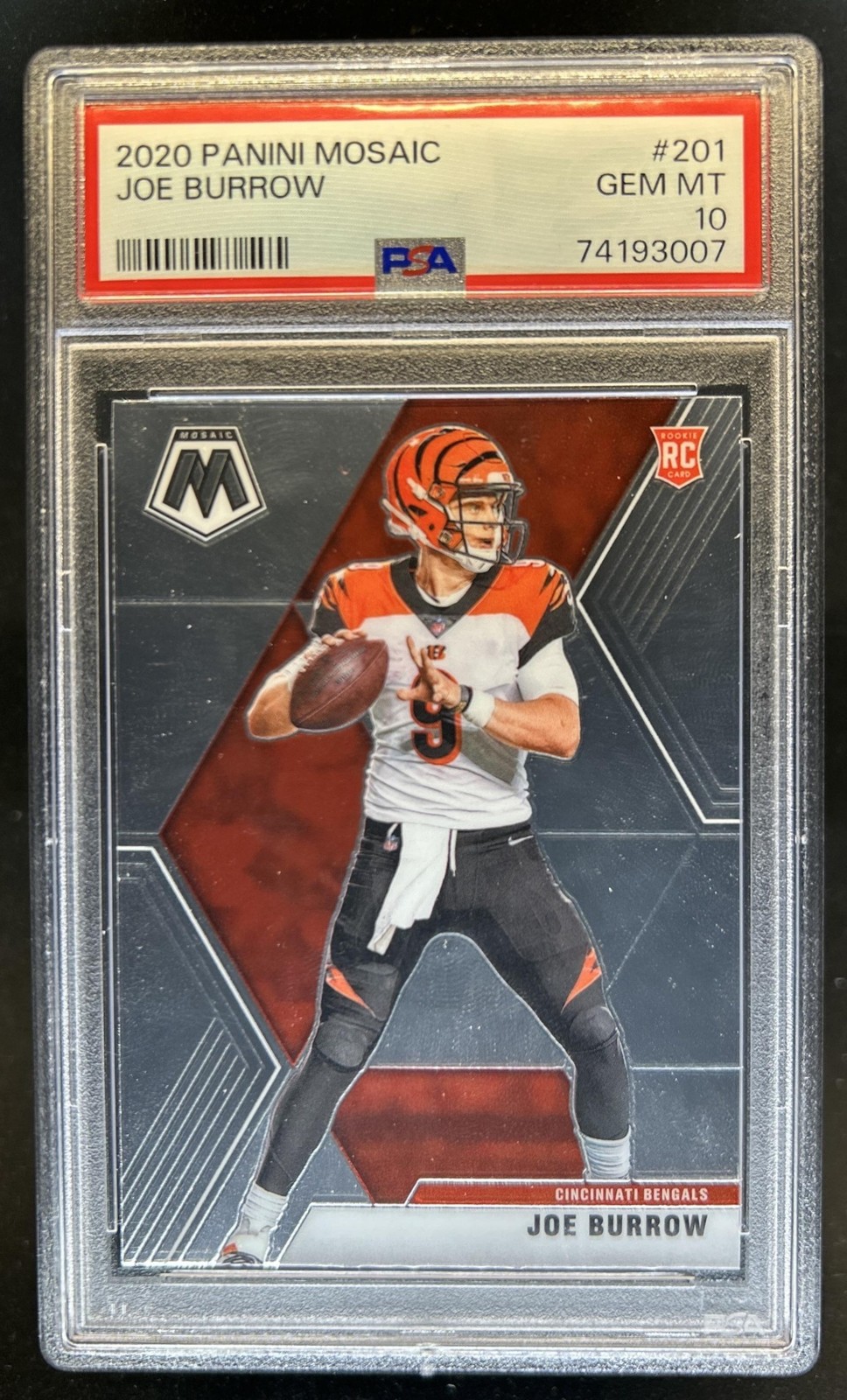 Joe Burrow Panini Mosaic #201 Base