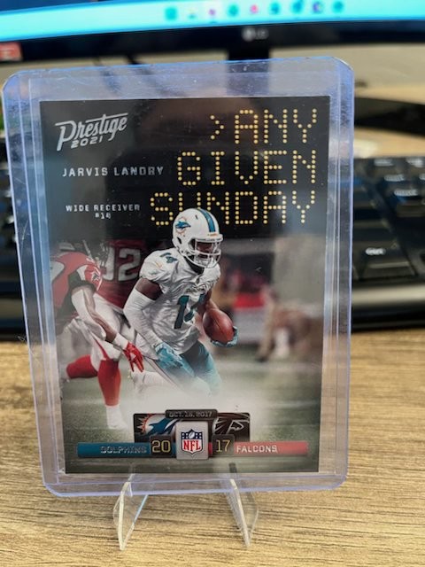 2021 Panini Prestige Jarvis Landry Any Given Sunday Insert #AGS-JL Dolphins