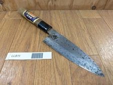 DAMAGED Japanese Chef's Kitchen Knife DEBA Vintage BLUE STEEL JP 135/278mm LL811