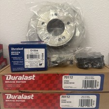 Rear Brake Rotors & Ceramic Brake Pads For 11-21 Hyundai Elantra Kia Soul Forte