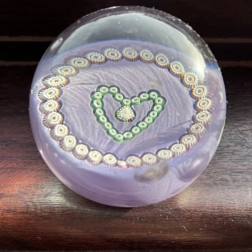 Antique Paperweight B In Cane Possibly Baccarat