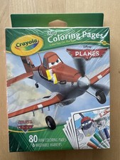 Crayola Planes Mini Coloring Pages 2013 Rare ...