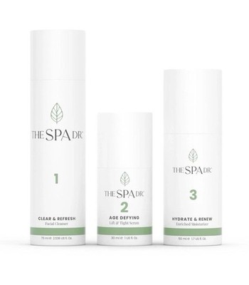 The Spa Dr. 3-Step Age-Defying Skincare System Anti-Aging Skin Care STEP 1 2 &3