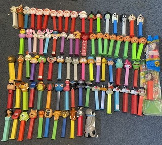 PEZ DISPENSER LOT VINTAGE AND UP LOONEY TOONS DISNEY HALLOWEEN EASTER