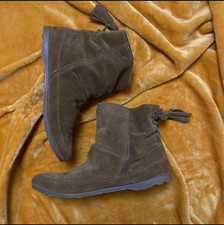 Gorgeous Boho Miss Selfridge light brown Pixie  Boots Suede Ankle Boots 3