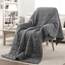 15 lb Weighted Blanket - Cooling Cotton 48" x 72"