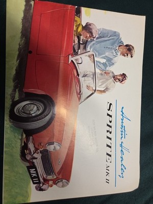 AUSTIN HEALEY SPRITE Mk II Car Sales Brochure 1961 