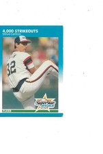 1987 FLEER 4,000 STRIKEOUTS HALL OF FAME STEVE CARLTON