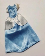 DISNEY STORE DRESS ONLY CINDERELLA BLUE BALL GOWN MINI DOLL CLOTHES