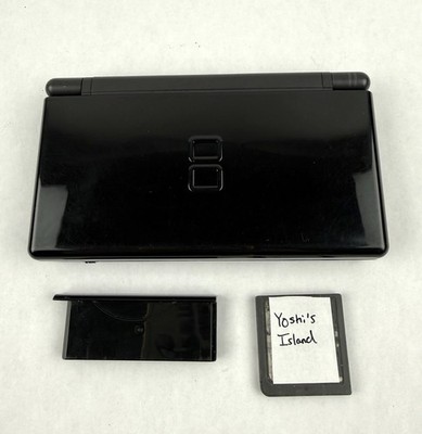 Nintendo DS Lite Handheld Onyx Black Top Screen Not Working Yoshi s Island