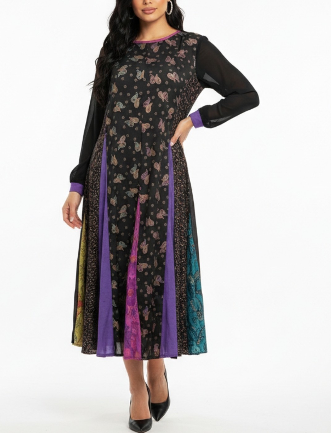 Staley Gretzinger Boho Style Patchwork Paisley Ar… - image 1