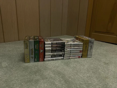 CIB Pokemon DS/3DS Collection Lot + GBA/GBC Gold Silver Emerald FireRed VG+-MINT