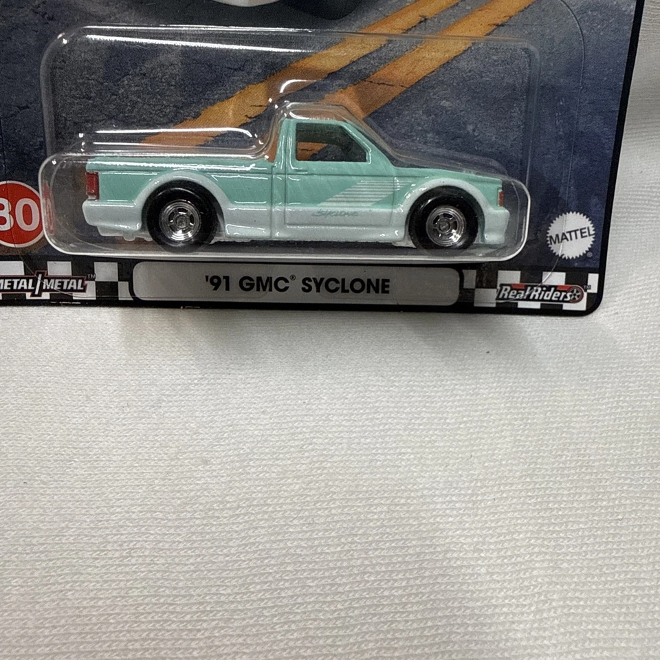 🔥 GMC Syclone Hot Wheels Premium Boulevard #80 '91 - pilotos reales Foto 4 de 4