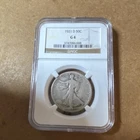 1921 Liberty Walking Half Dollar 50C Denver NGC G4 Silver Coin