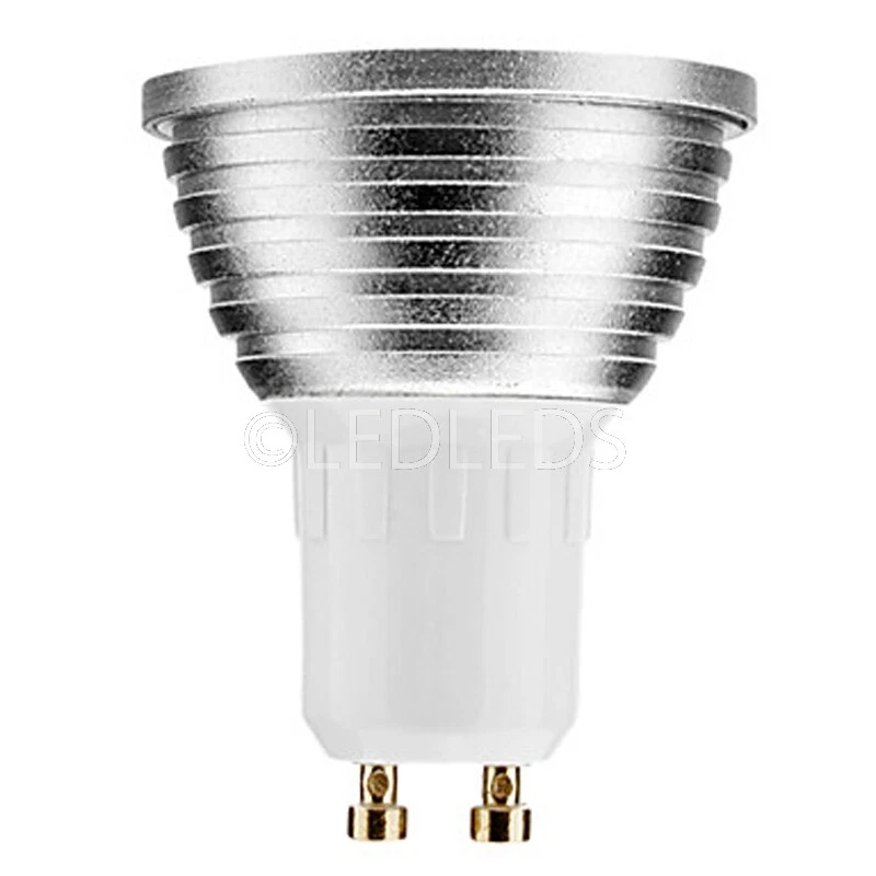 FARO RGB LAMPADA FARETTO GU10 MULTICOLORE 3W LED TELECOMANDO CROMOTERAPIA COLOR - Immagine 3 di 4