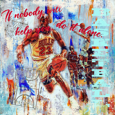 Fine Art Giclée Druck ''If nobody will help you....'' , limitiert, mit Zertfikat
