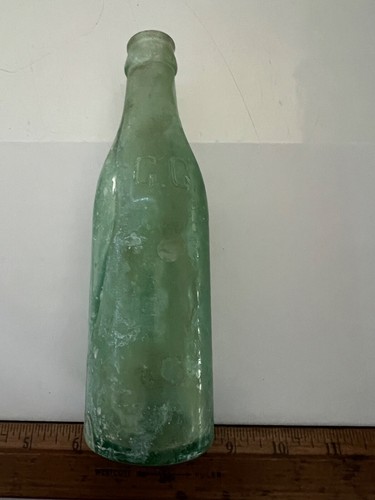 2 ANTIQUE COCA COLA BOTTLES ONE MARKED C.C EXMORE VIRGINIA - Foto 12 di 20