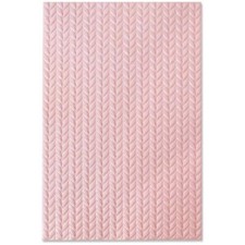 Sizzix 3D Textured Impressions Knitted Embossing Folder by Jessica Scott 664509
