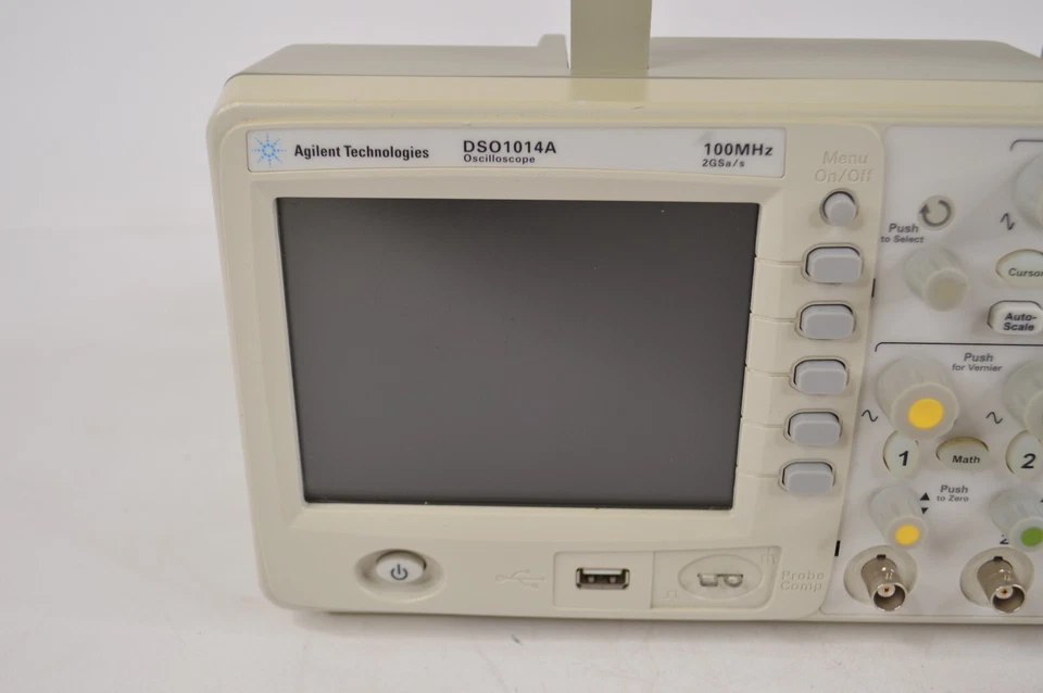 Agilent DSO1014A Oscilloscope 100 MHz 4 Channel w/ Probes TESTED WORKING - Image 2 of 4