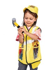 Dress up America Kids Construction Worker Role Play Set -  Beautiful Worker Set